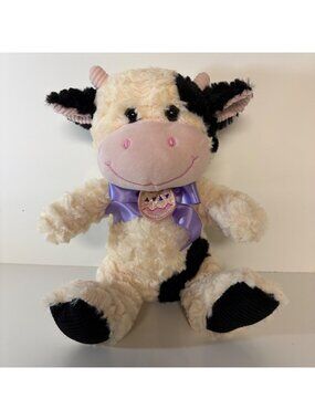 Bee Happy Plush Cow Toy 10 Inch Soft Stuffed Animal